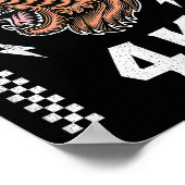 Roaring Into 4k Roaring Tiger Back To School Boy G ポスター (角)