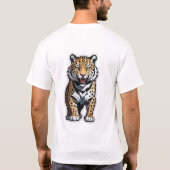 Roaring Jaguar – 原始的な力を解き放つ Tシャツ (裏面)