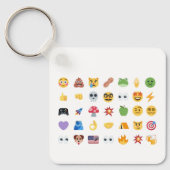 Roaring Kitty 35 Emoji Timeline GME MOASS DFV meme キーホルダー (正面)