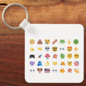 Roaring Kitty 35 Emoji Timeline GME MOASS DFV meme キーホルダー (正面)