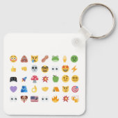 Roaring Kitty 35 Emoji Timeline GME MOASS DFV meme キーホルダー (裏面)