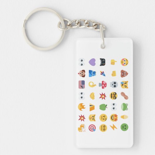 Roaring Kitty 35 Emoji Timeline GME MOASS DFV meme キーホルダー (正面)