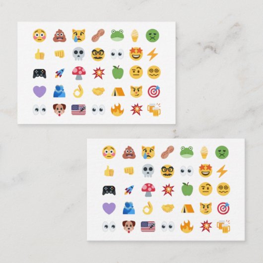 Roaring Kitty 35 Emoji Timeline GME MOASS DFV meme 名刺 (正面/裏面)