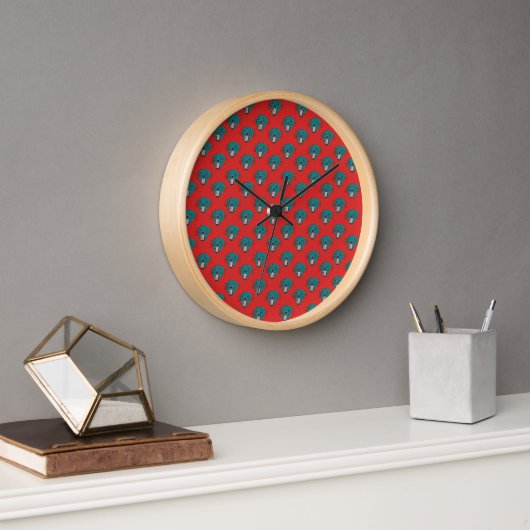 Roaring leopard - Bold wall clock for art lovers 壁時計 (オフィス)