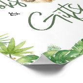 Roaring Lion赤ちゃんシャワー本とギフト ポスター (角)