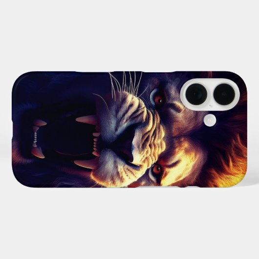 Roaring Lion Case-Mate iPhoneケース (裏面 (横))