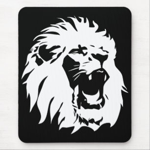 Roaring Lion Face マウスパッド