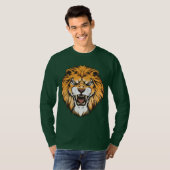 Roaring Lion Graphic Long Sleeve Shirt Tシャツ (正面フル)