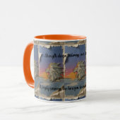 Roaring Lion Sunrise Papercut Mug マグカップ (正面左)