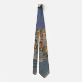Roaring Lion Sunrise Papercut Tie ネクタイ (裏面)
