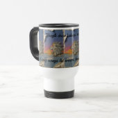 Roaring Lion Sunrise Papercut Travel Mug トラベルマグ (正面左)