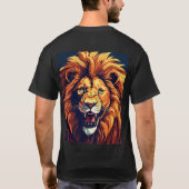 Roaring Lion Tシャツ – メンズ&キッズ (裏面)