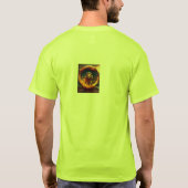 Roaring Majesty:プレミアムライオンプリントTシャツ Tシャツ (裏面)