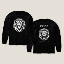 Roaring Pride: Strength & Honor Lion トライブレンドＴシャツ
