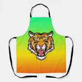 Roaring Tiger Head-25818 エプロン (正面)
