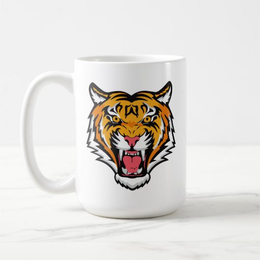 Roaring Tiger Head-25818 コーヒーマグカップ (左)
