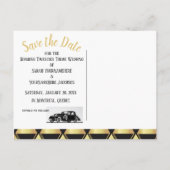 Roaring Twenties日付を保存 案内ポストカード (裏面)