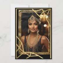 Roaring Twenties Flapperノートカード