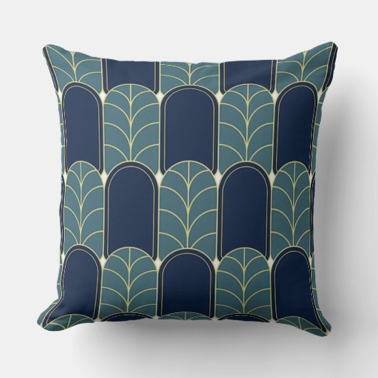 Roaring Twenties Revival Geometric クッション (正面)
