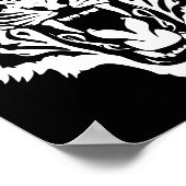 Roaring White Tiger | Wild At Heart ポスター (角)