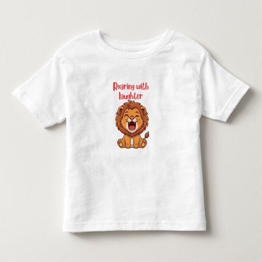 Roaring with laughter! トドラーTシャツ (正面)