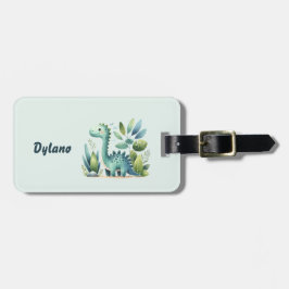 Roaringly Cute Dinosaur Baggage Tag for Kids ラゲッジタグ