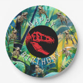 ROARSOME恐竜パーティー ペーパープレート (正面)