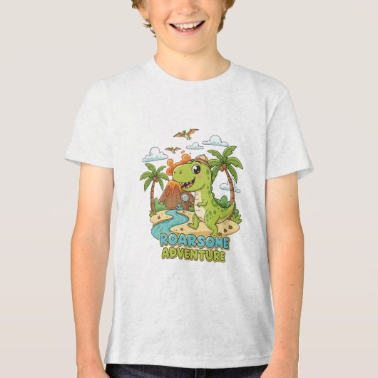 Roarsome Dino Adventure トライブレンドＴシャツ (正面)