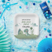 Roarsome Dino Birthday  ペーパープレート (パーティー)