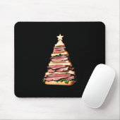 Roast Beef Sandwich Christmas Tree  マウスパッド (マウス)