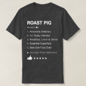 Roast Pig Definition Meaning Funny  Tシャツ (デザイン正面)