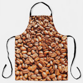 roasted aromatic coffee beans in sunlight, coffee エプロン (正面)