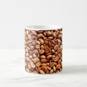 roasted aromatic coffee beans in sunlight, coffee コーヒーマグカップ (中央)