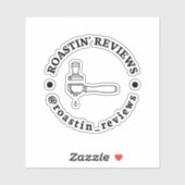Roastinレビューステッカー シール (シート)