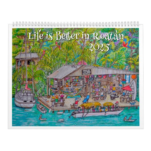 Roatan Calendarの方が生活が楽だ カレンダー (カバー)