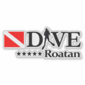 Roatan DV4 シール (正面)