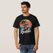 Roatan Honduras Sloth, Roatan Sloth, Roatan Tシャツ (正面フル)