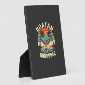 Roatan Honduras Sloth T-Shirt フォトプラーク (側面)