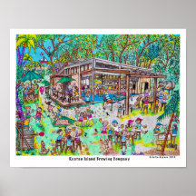 Roatan Island Brewing Companyポスター