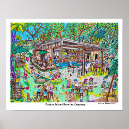 Roatan Island Brewing Companyポスター ポスター