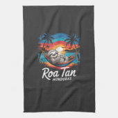 Roatan Sloth, Roatan Honduras Sloth, Roatan T-Shir キッチンタオル (縦)