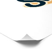 Roatan Sloth Vintage Island Relax Graphic 2 ポスター (コーナー)