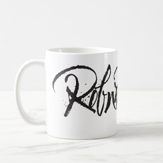 Robはマグここにいました コーヒーマグカップ (左)