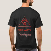 Robメス赤い日曜日のティー Tシャツ (裏面)