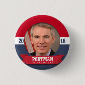 ROB PORTMAN 2016 缶バッジ (正面)
