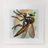 Robber Fly 131024IREF221 - Watercolor ジグソーパズル (横)
