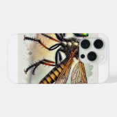Robber Fly 131024IREF221 - Watercolor iPhoneケース (裏面横)