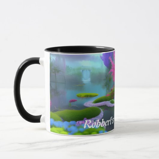 Robbert's Morning Teaカスタマイズ可パーソナライズされた能 マグカップ (左)