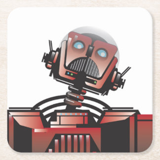 Robbieロボットコースター スクエアペーパーコースター