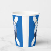 Robbie Burns - In Blue Oidhche Bhlas Burns Saltire 紙コップ (右)